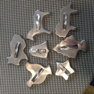 Aluminum cookie cutters